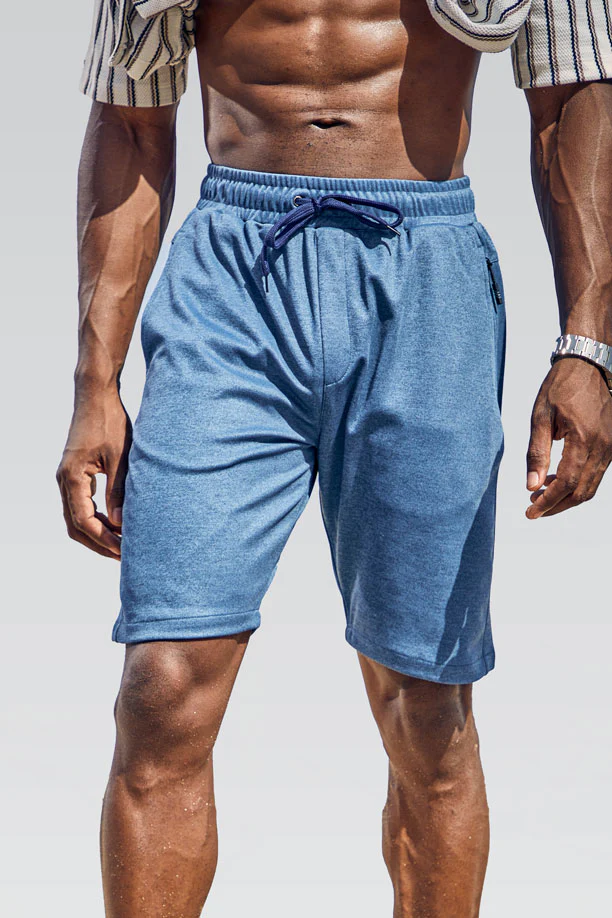 MULTI DRI FIT SPORTS SHORT - DENIM BLUE - Image 3