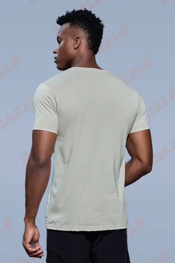 PC ROUND NECK T-SHIRT - LIGHT GREY - Image 3