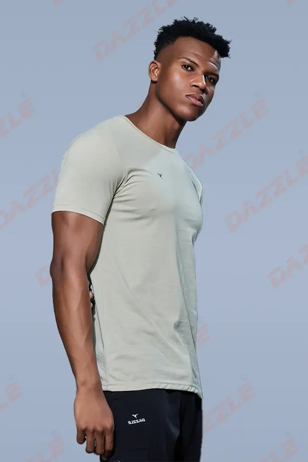 PC ROUND NECK T-SHIRT - LIGHT GREY - Image 4