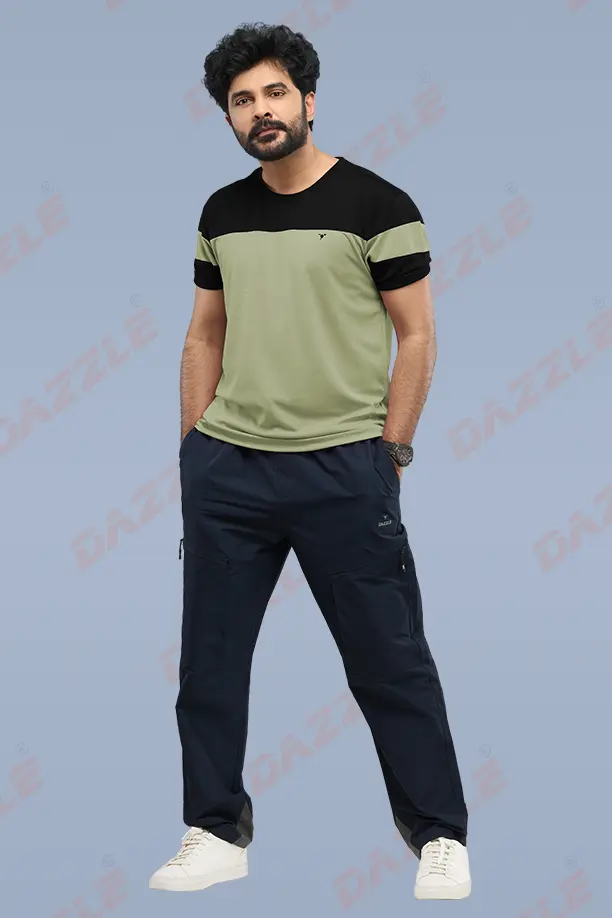 PRIDE ROUND NECK T-SHIRT - BLACK KHAKI - Image 3