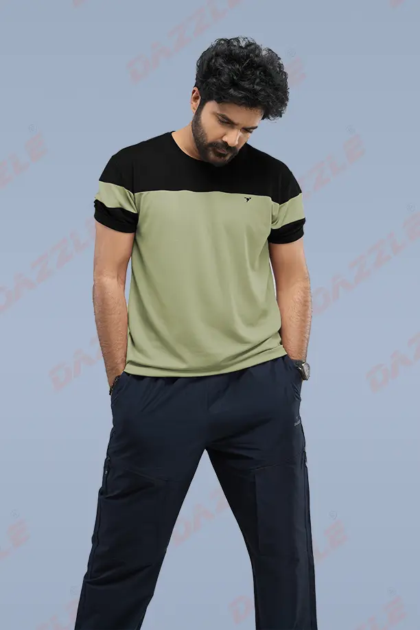 PRIDE ROUND NECK T-SHIRT - BLACK KHAKI - Image 4