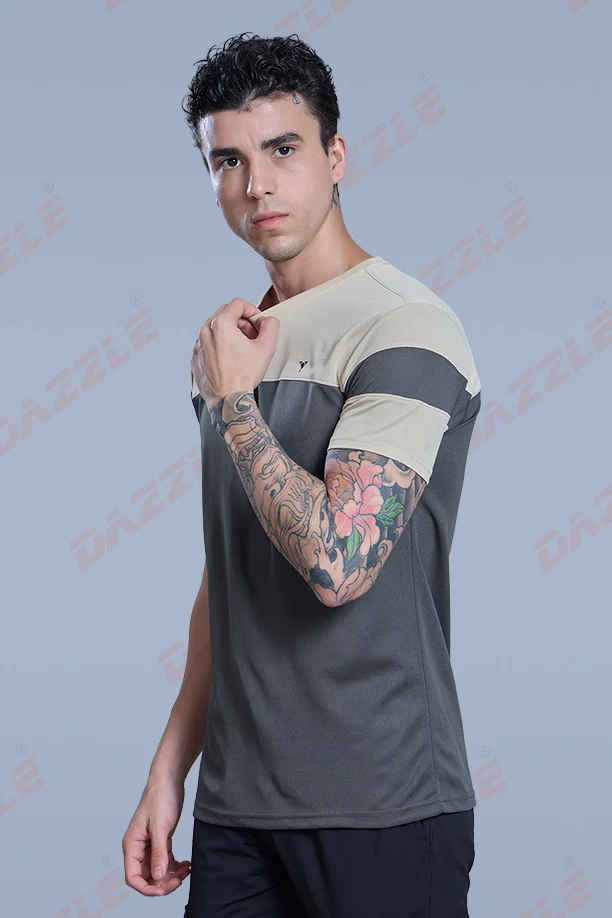 PRIDE ROUND NECK T-SHIRT - CREAM DARKGREY - Image 5