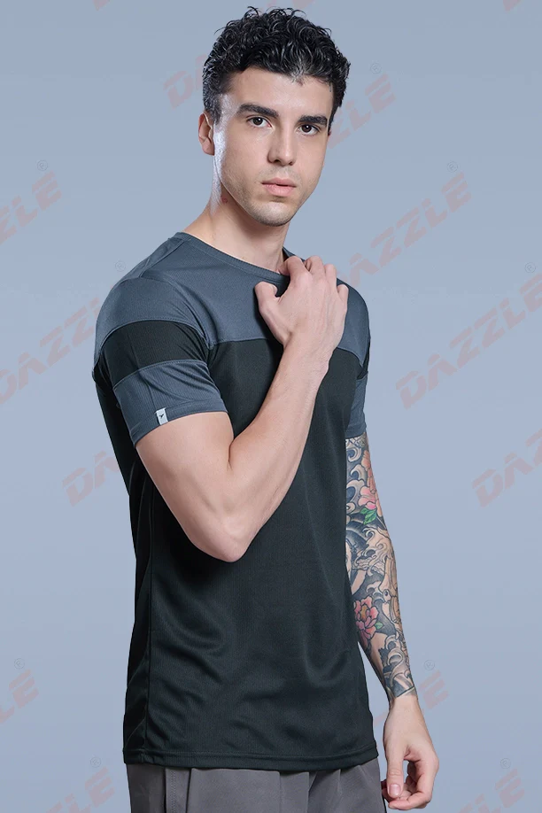 PRIDE ROUND NECK T-SHIRT - DARK GREY BLACK - Image 2