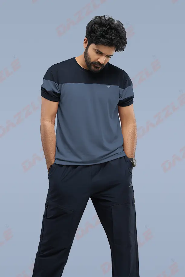 PRIDE ROUND NECK T-SHIRT - NAVYBLUE BLUEGREY - Image 4