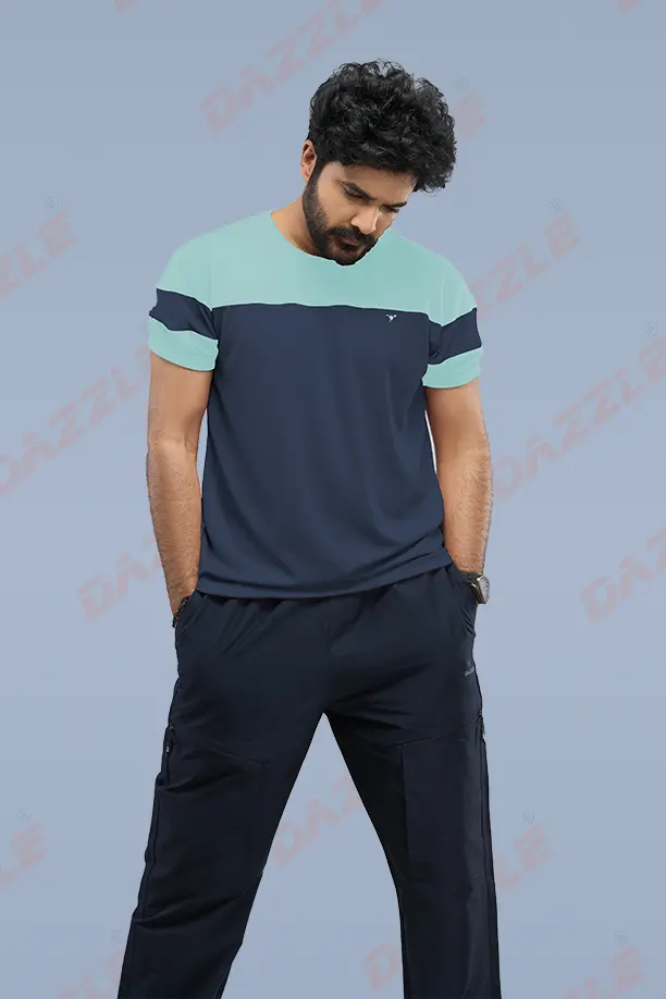 PRIDE ROUND NECK T-SHIRT - SKY BLUE NAVYBLUE - Image 2