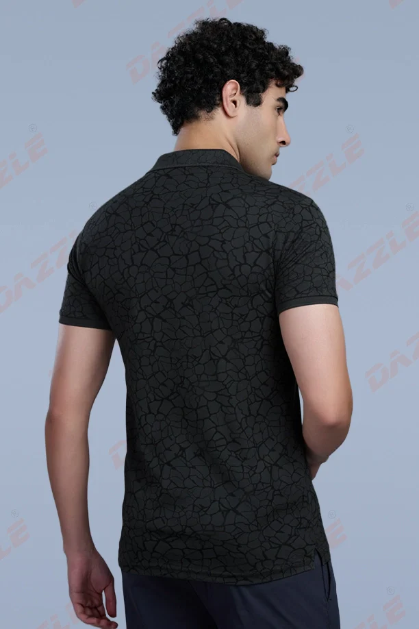 PRINTED MATTY T-SHIRT - DARK GREY - Image 2