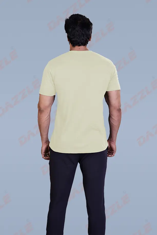 PRINTED ROUND NECK T-SHIRT PRINT - LIVE MUSIC-LIGHT GREY - Image 2