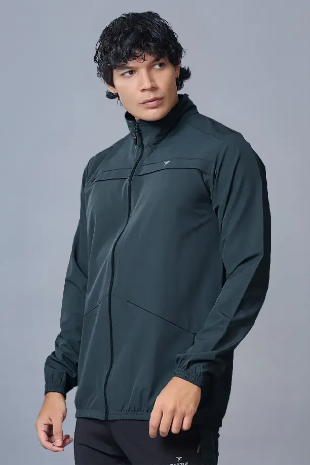 RACE JACKET - BOTTLE GREEN - Image 4
