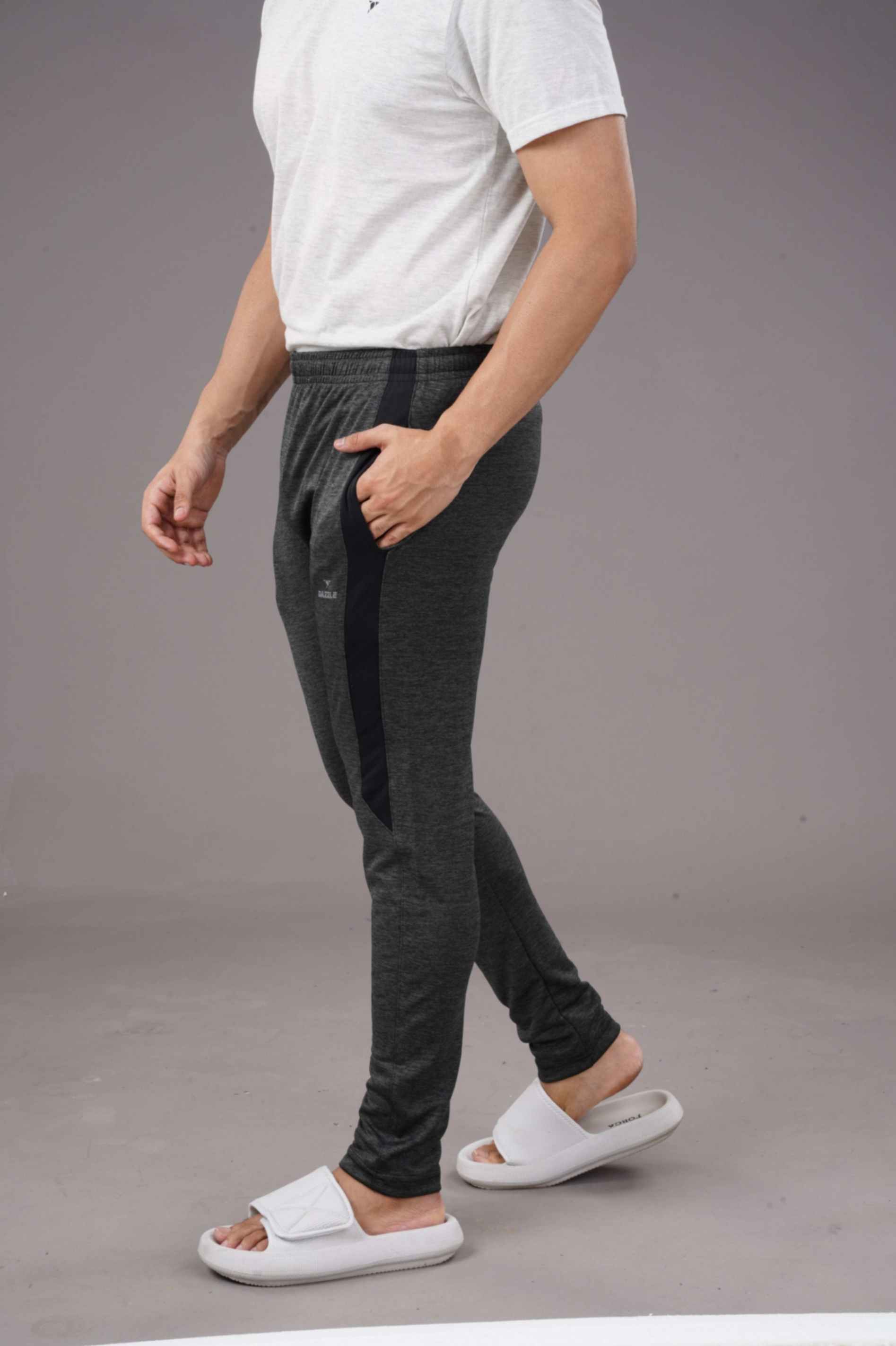 RUNNER LOWER - MELANGE BLACK - Image 3