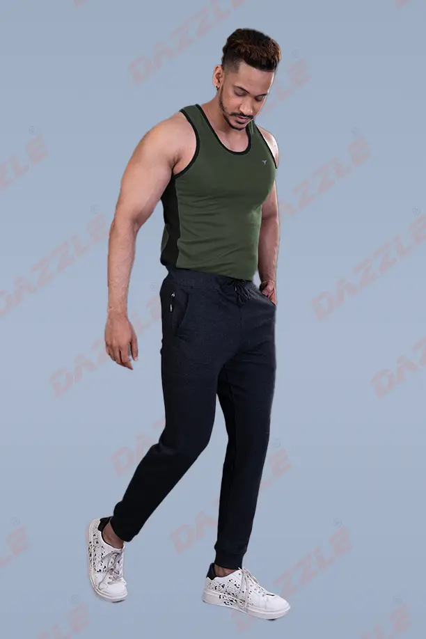 SANDO VESTS - OLIVE GREEN - Image 3