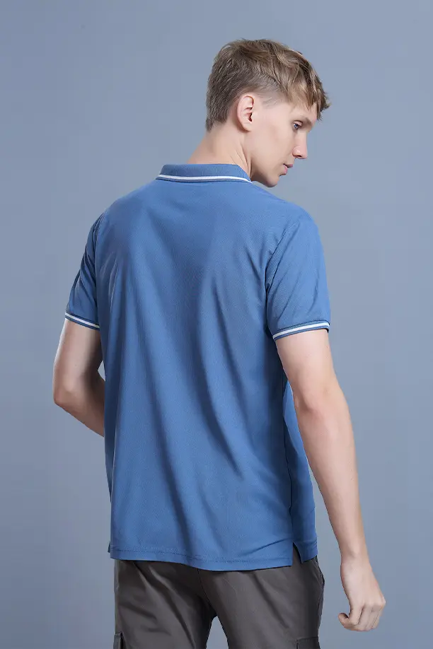 SLEEK T SHIRT- BLUE GREY - Image 5