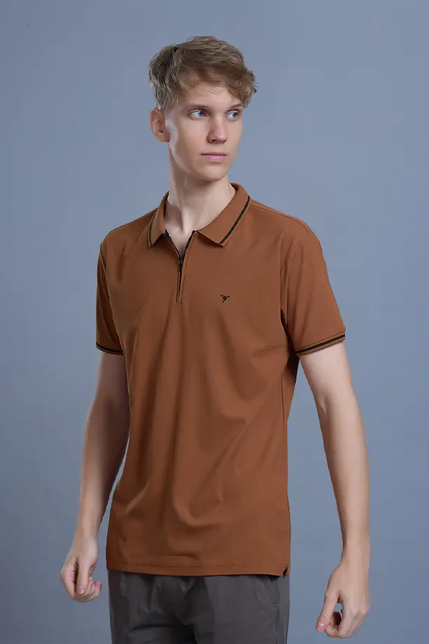 SLEEK T SHIRT- CLAY BROWN - Image 3