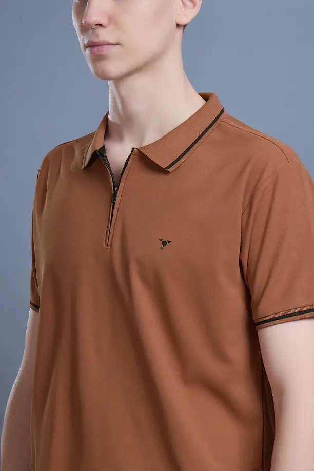 SLEEK T SHIRT- CLAY BROWN - Image 4
