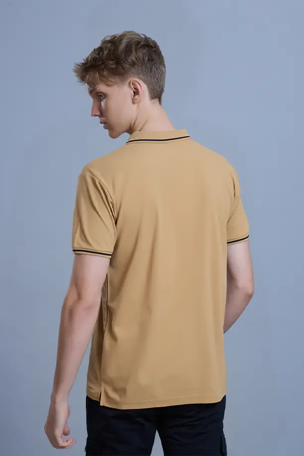 SLEEK T SHIRT- LIGHT BROWN - Image 5