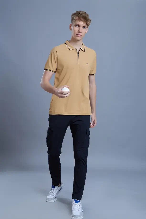 SLEEK T SHIRT- LIGHT BROWN - Image 6