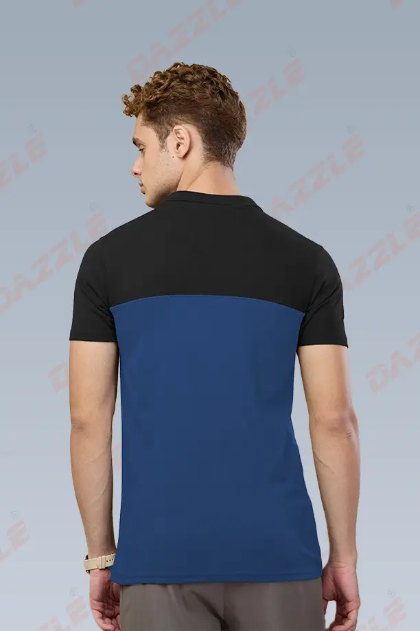 SPRING T SHIRT - BLACK BLUE - Image 2