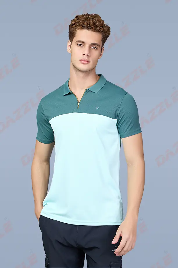 SPRING T SHIRT - BOTTLE GREEN LIGHT GREEN - Image 2