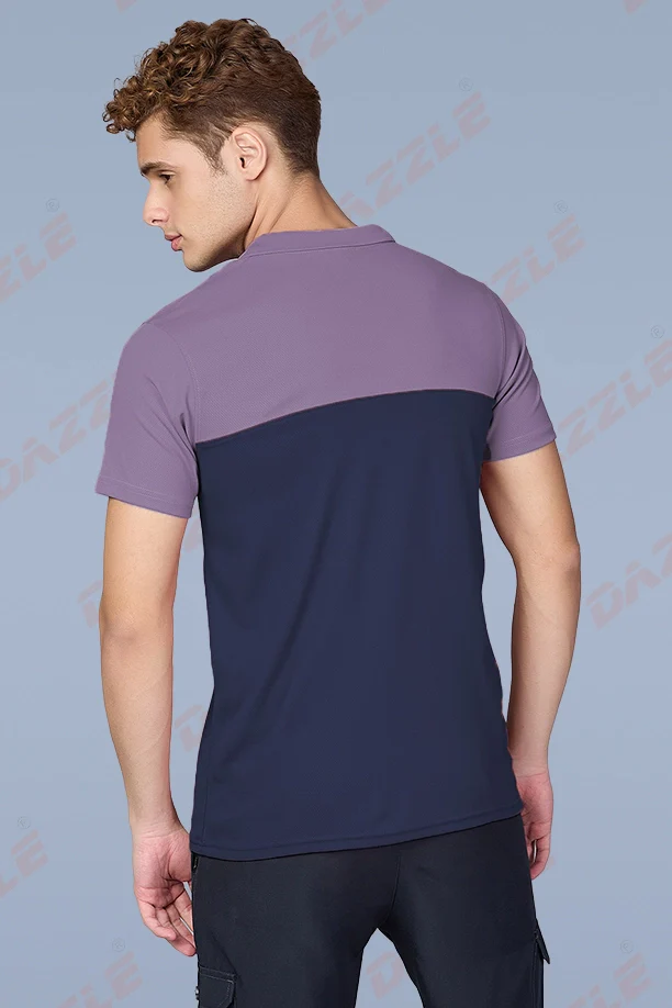 SPRING T SHIRT - PURPLE NAVYBLUE - Image 2