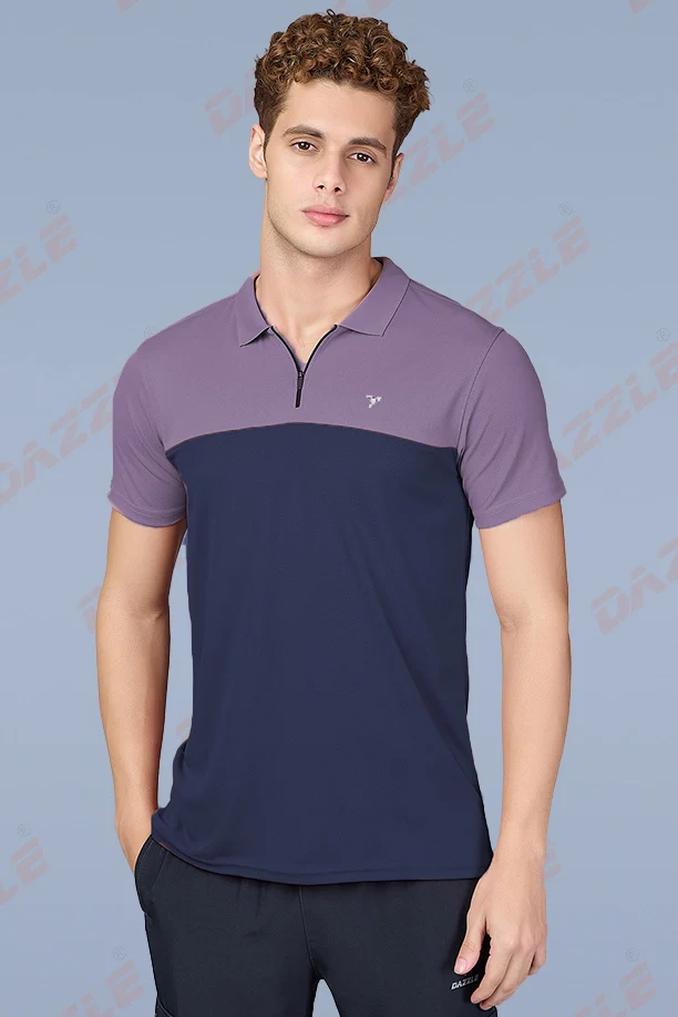 SPRING T SHIRT - PURPLE NAVYBLUE - Image 3