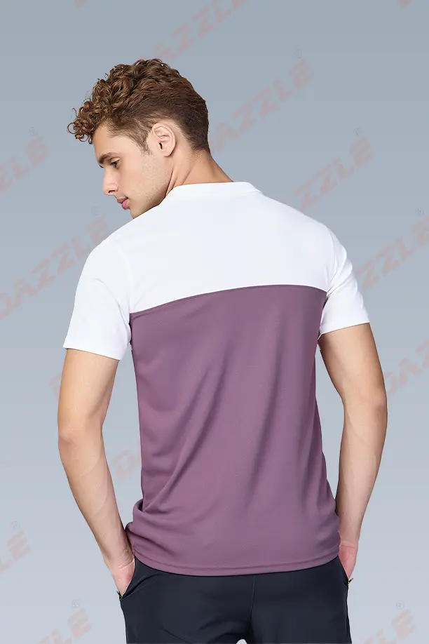 SPRING T SHIRT - WHITE PURPLE - Image 3