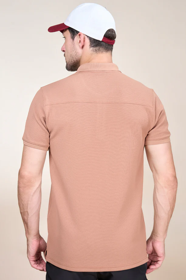 TANGY HALF TSHIRT | BROWN - Image 3