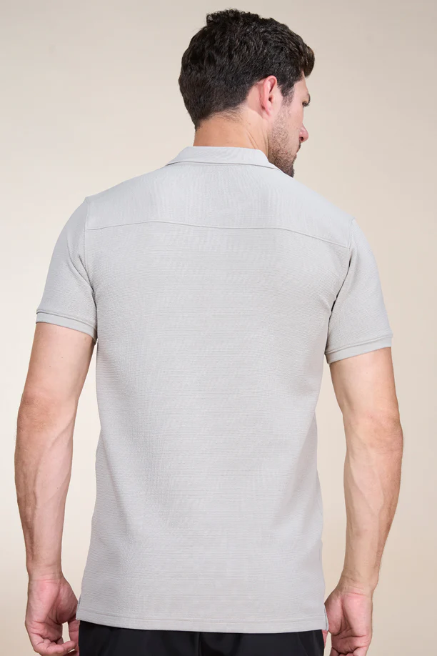 TANGY HALF TSHIRT | LIGHT GREY - Image 3