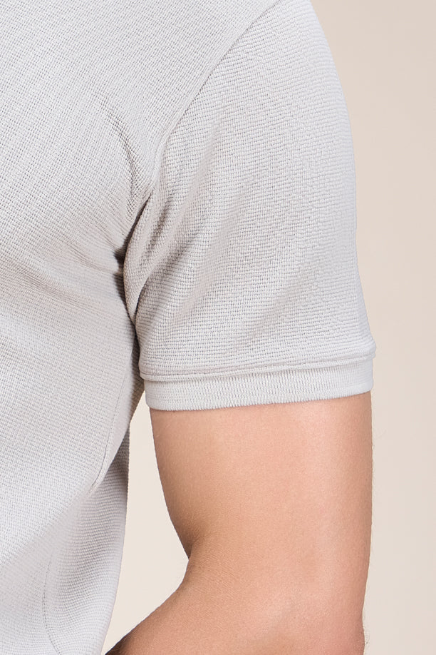 TANGY HALF TSHIRT | LIGHT GREY - Image 4