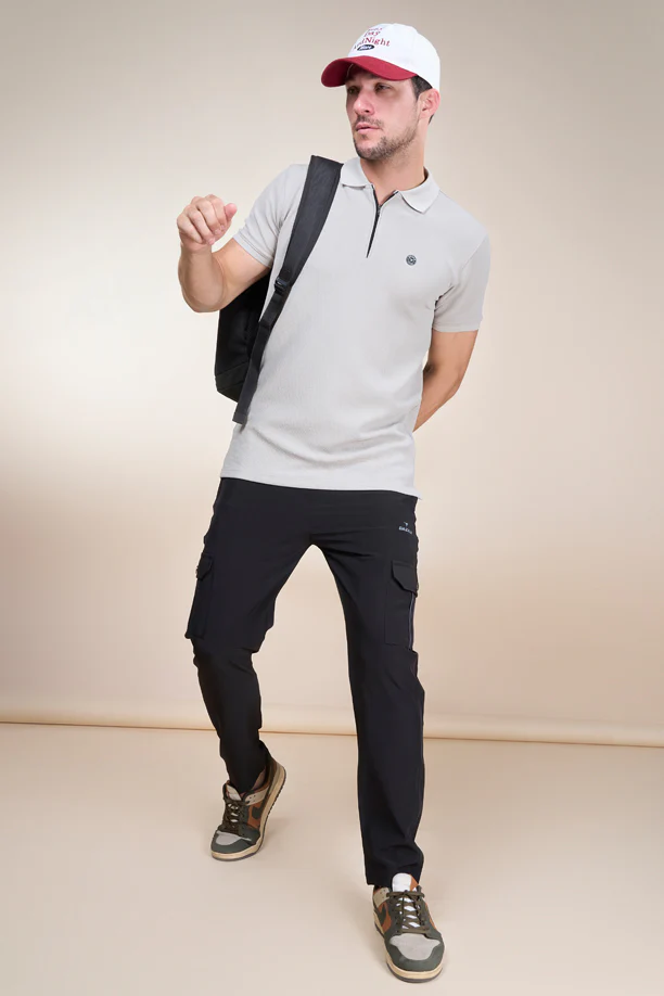 TANGY HALF TSHIRT | LIGHT GREY - Image 5
