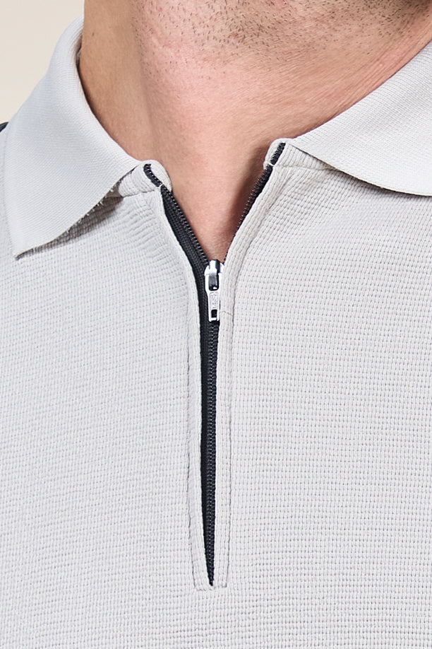 TANGY HALF TSHIRT | LIGHT GREY - Image 8