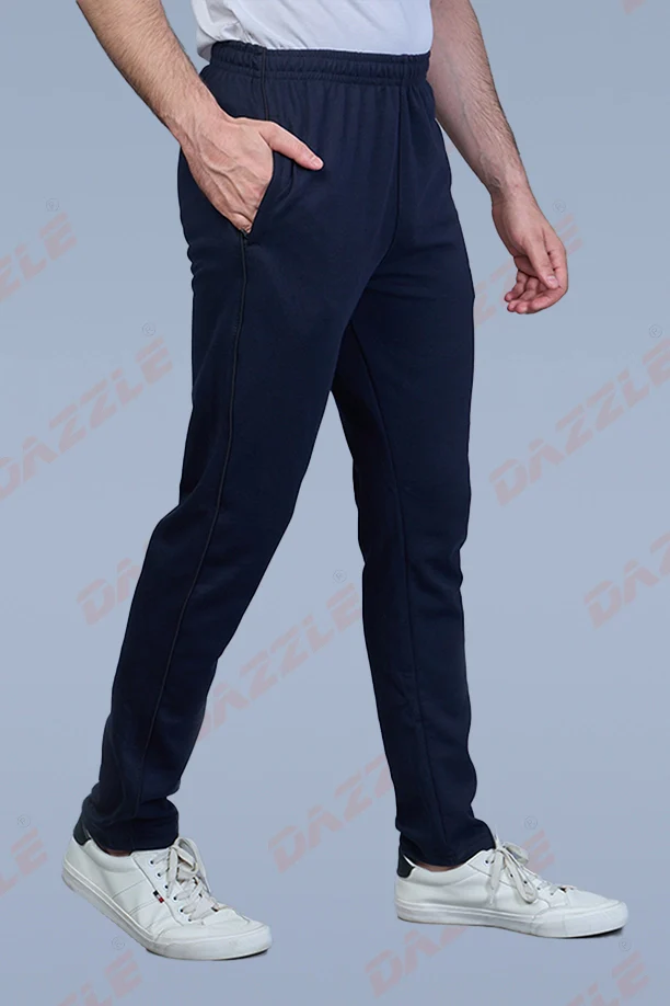 TRACK LOWER PC-SPCL PLAIN - DARK NAVY BLUE - Image 3