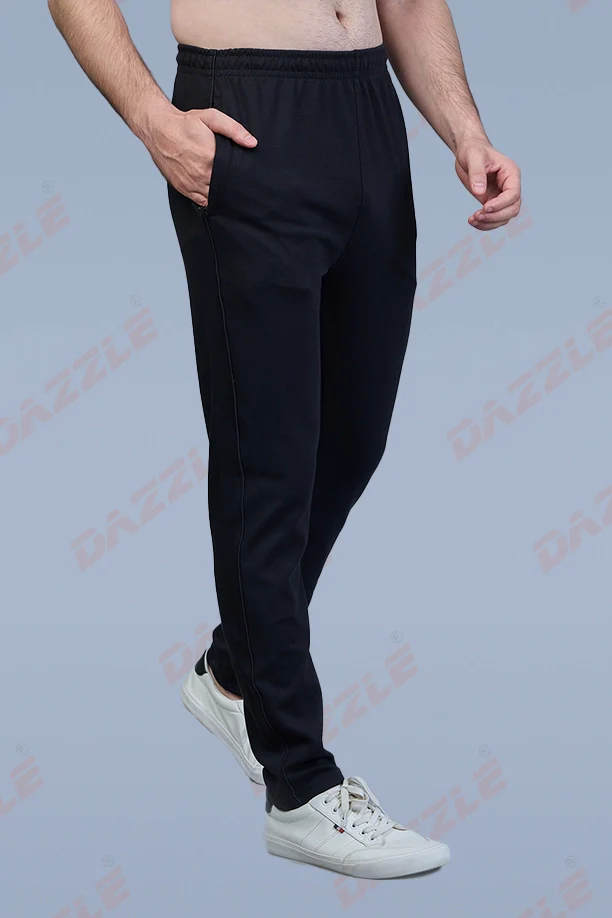 TRACK LOWER PC -SPCL-PLAIN - ZACHO BLACK - Image 3