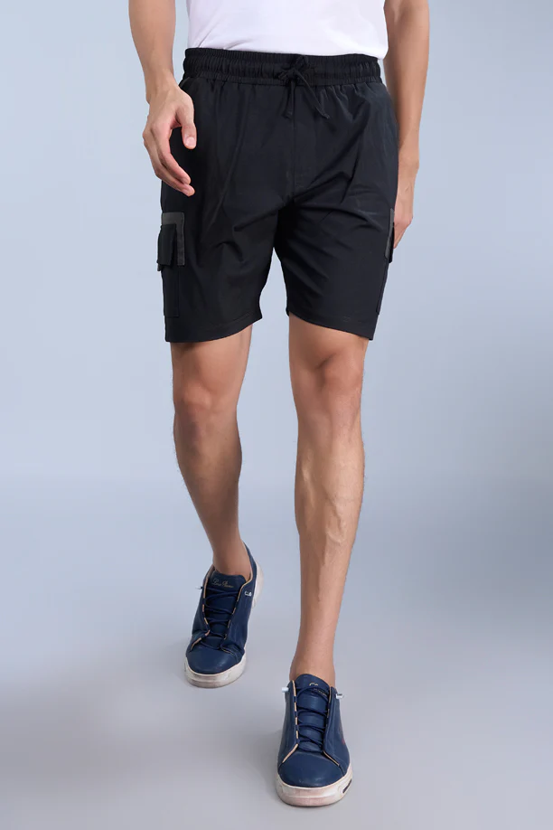 URBAN CARGO SHORTS | BLACK - Image 4