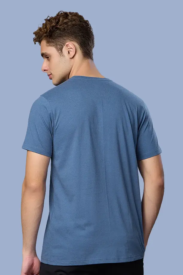 VIBE T-SHIRT - BLUE - Image 5