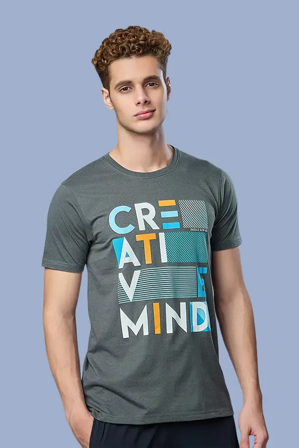 VIBE T-SHIRT - DARK GREY - Image 3