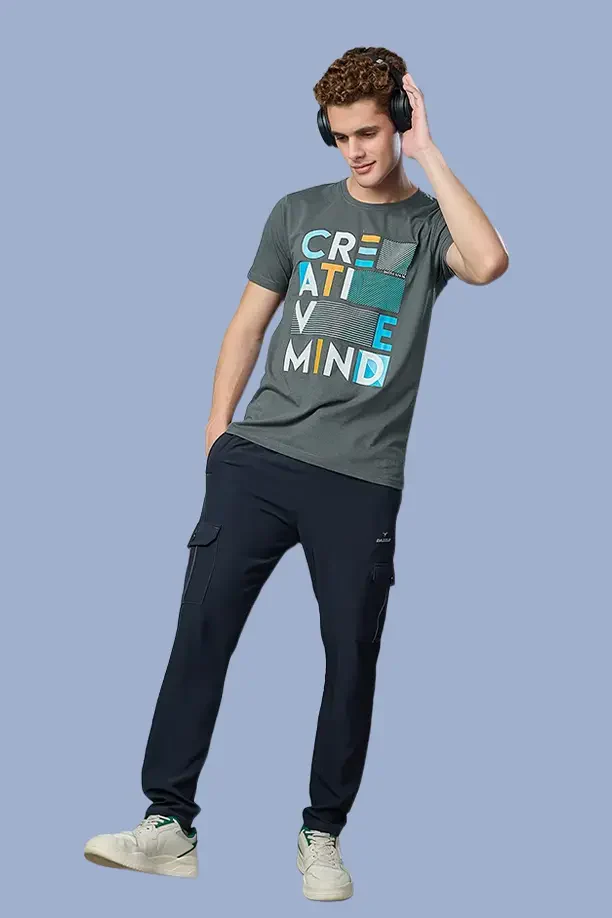 VIBE T-SHIRT - DARK GREY - Image 4