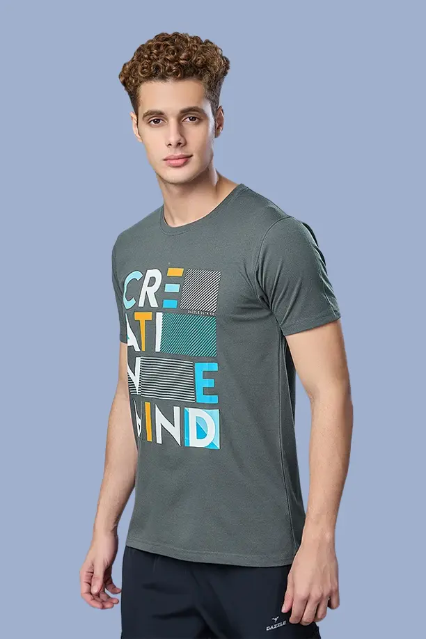 VIBE T-SHIRT - DARK GREY - Image 6